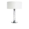 Faunes lamp in clear crystal, chrome finish - Lalique